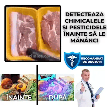 Lanternă UV pentru Alimente - FoodDetect™