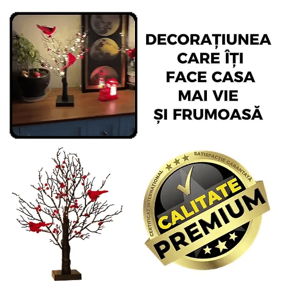 Copac cu păsări Decorativ - TreeLed™