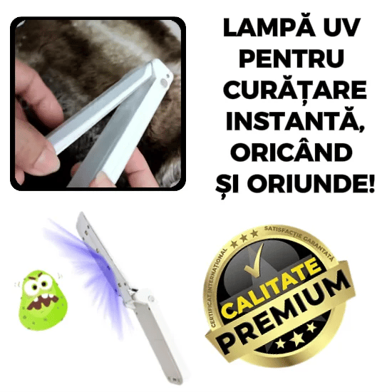 Lampă UV Portabilă de Dezinfectare - GermiSTOP™