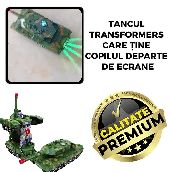 Tancul Transformers 2 în 1 - RoboTank™