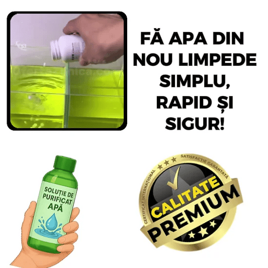 Curăță Apa și Vana Instant cu AquaFix™