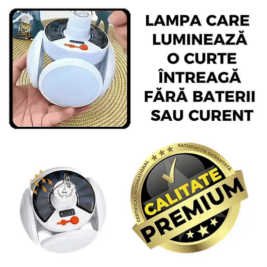 Lampă Solar LED - PowerGlow™