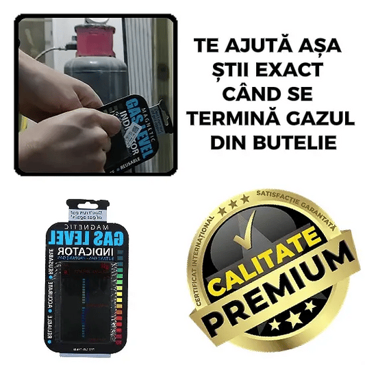 Termometru Magnetic pentru Butelie - GasLevel™
