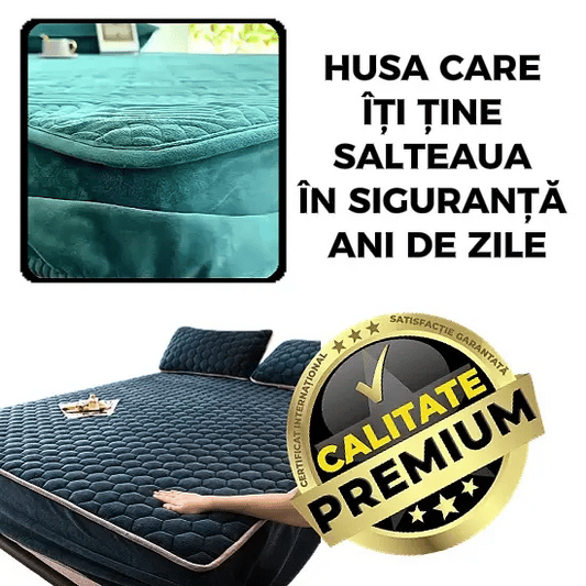 Husă de Pat Confortabilă și Impermeabilă – ZenBed™